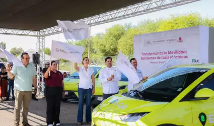 Baja California sienta las bases de electromovilidad con primeros taxis el�ctric