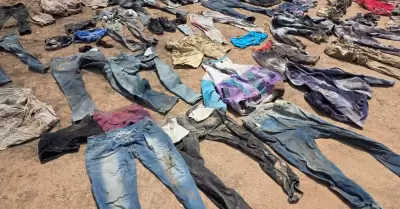 Ropa encontrada en en un punto aleda�o a la carretera 12 Norte