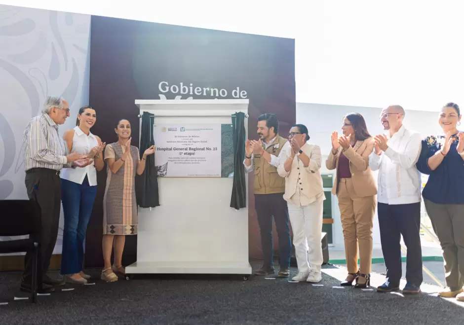 Inauguraci�n de la primera etapa del Hospital Regional No. 23 del IMSS en Ensenada