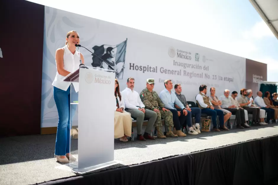 Inauguraci�n de la primera etapa del Hospital Regional No. 23 del IMSS en Ensenada