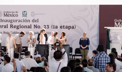 Inauguraci�n de la primera etapa del Hospital General Regional No.23