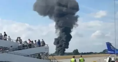 Explosi�n avioneta