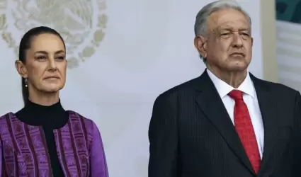 Claudia Sheinbaum y Andr�s Manuel L�pez Obrador
