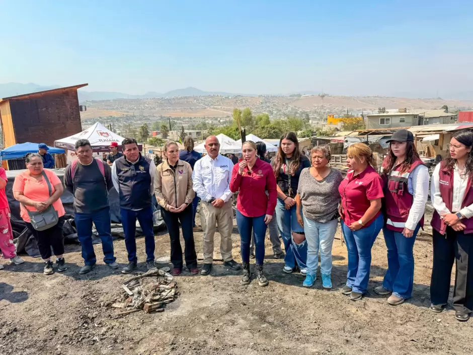 Atenci�n integral a familias afectadas por incendios