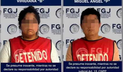 Detenidos.