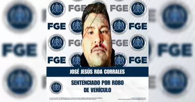 Sentenciado por robo de veh�culo de motor