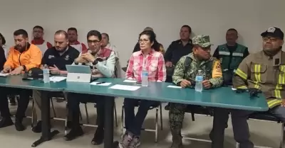 Sesi�n del Comit� de Protecci�n Civil en Nogales
