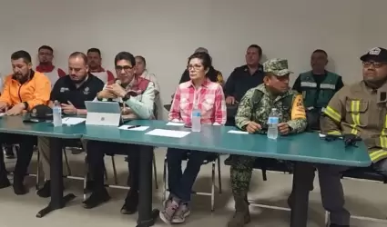 Sesi�n del Comit� de Protecci�n Civil en Nogales