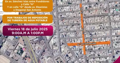 Suspensi�n del servicio de agua potable en sectores de la Colonia Libertad