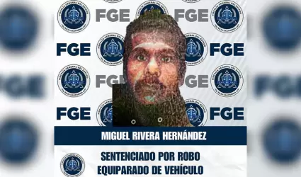 Sentenciado por posesi�n de veh�culo con reporte de robo