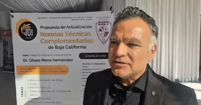 Roberto M�ndez Meza, expresidente del Colegio de Ingenieros Civiles de Tijuana