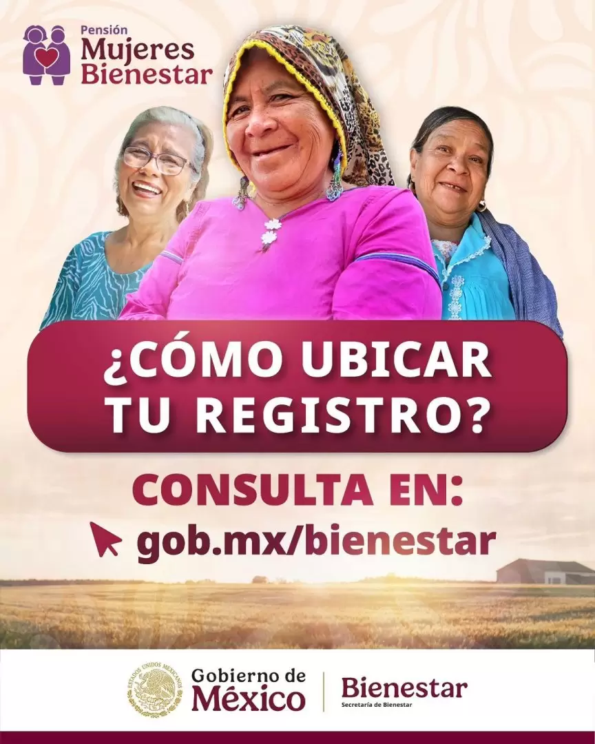 Pensi�n Mujeres Bienestar 60 y 64