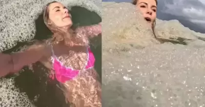 Nada en lo que cre�a espuma marina.