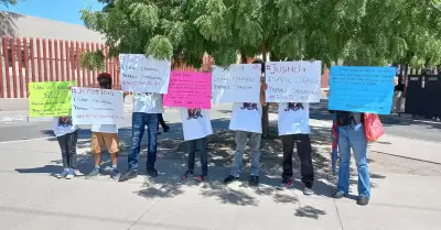 Manifestaci�n de familiares de joven asesinado