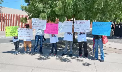 Manifestaci�n de familiares de joven asesinado