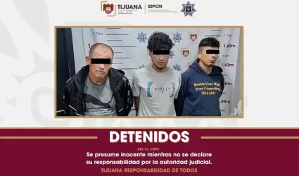 Detenidos por robo con violencia a casa habitaci�n