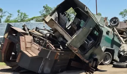 Destruyen 23 veh�culos con blindaje artesanal