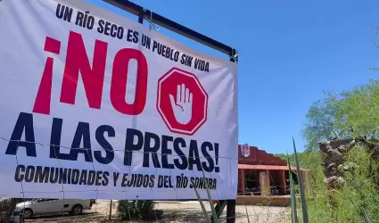 Protestan contra proyecto h�drico.