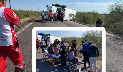 Accidente de autob�s de pasaje suburbano que cubr�a la ruta Ortiz-Empalme