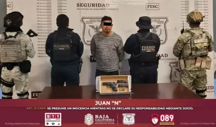 Grupo de Coordinaci�n detiene a sujetos armados en distintos operativos