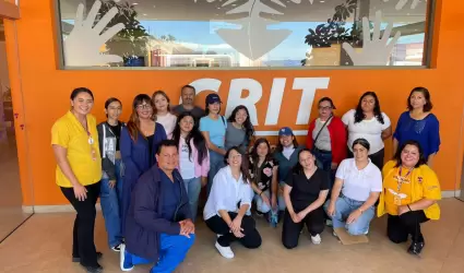 Visitan maestras y maestros sombras de DIF Ensenada instalaciones del CRIT Tijua