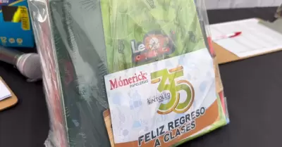 Por incrementos constantes en costo de �tiles escolares, entregan paquetes para 