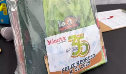 Por incrementos constantes en costo de �tiles escolares, entregan paquetes para 