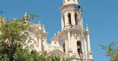 Trabajos de rehabilitaci�n de la Catedral Metropolitana