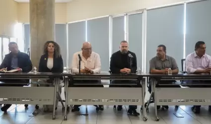 Reuni�n con representantes del gremio de transportistas