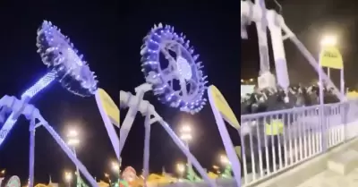Juego mec�nico "360" en Arabia Saudita se parte en dos: hay 23 heridos, incluido