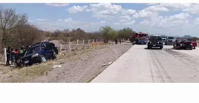 Choque m�ltiple en tramo Guaymas-Hermosillo