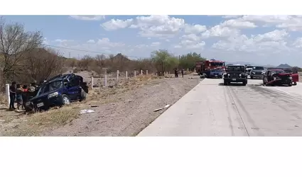 Choque m�ltiple en tramo Guaymas-Hermosillo