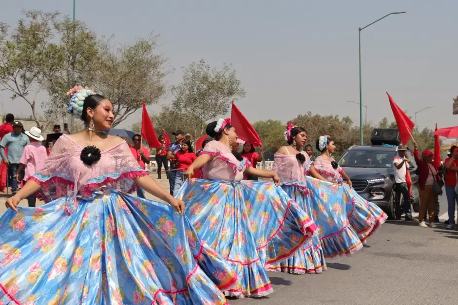 Manifestaci�n antorchistas