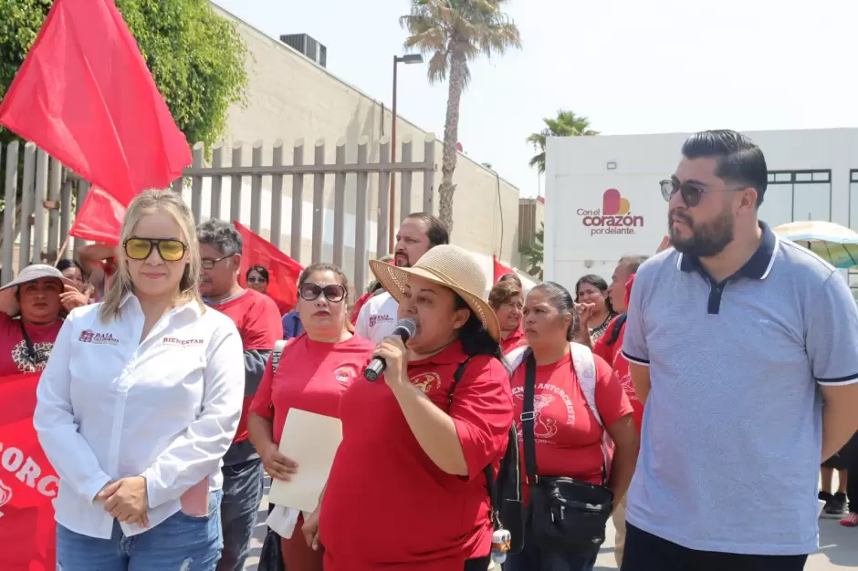 Manifestaci�n antorchistas