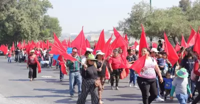 Manifestaci�n antorchistas