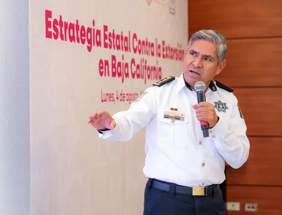 Estrategia estatal para combatir la extorsi�n en BC