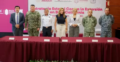 Estrategia estatal para combatir la extorsi�n en BC
