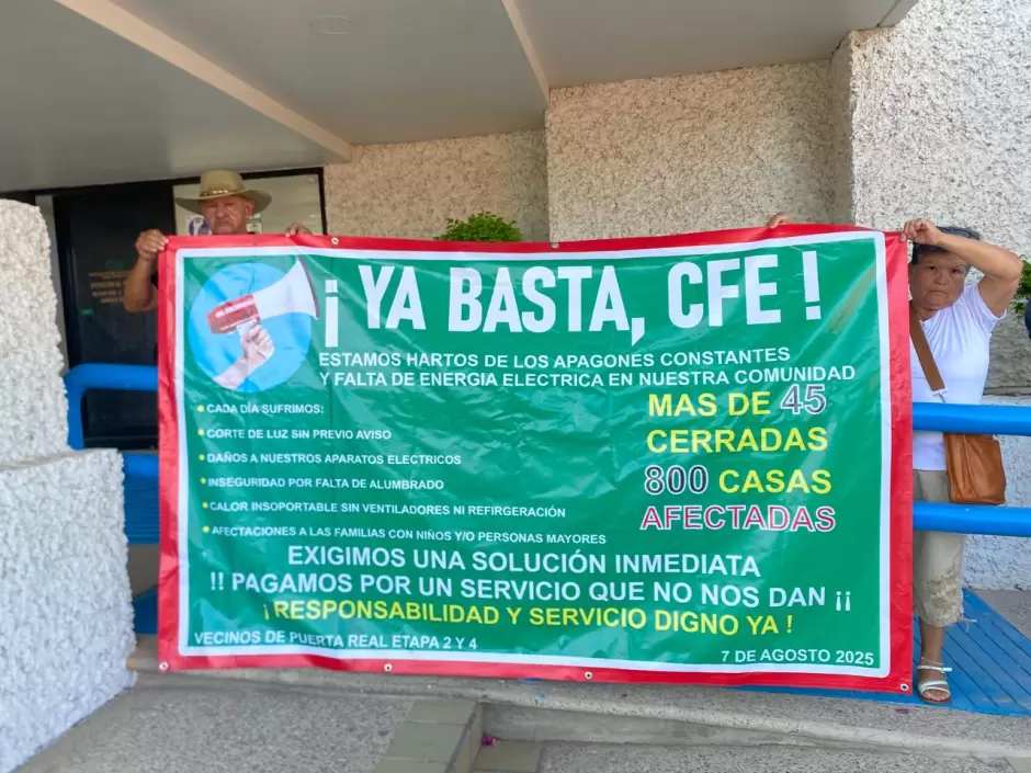 Manifestaci�n de vecinos de Puerta Real
