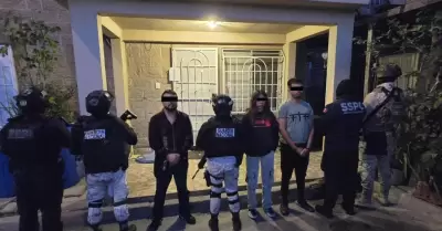 Integrantes del C�rtel del Pac�fico detenidos en Tijuana