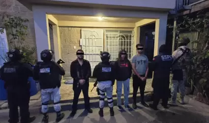 Integrantes del C�rtel del Pac�fico detenidos en Tijuana