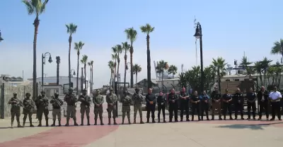 Marina participa durante la Estrategia Estatal contra la Extorsi�n en Baja Calif