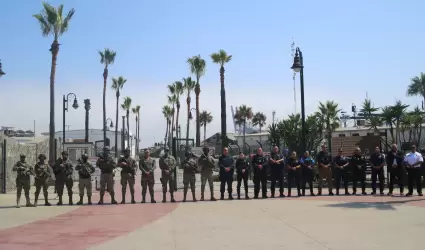 Marina participa durante la Estrategia Estatal contra la Extorsi�n en Baja Calif