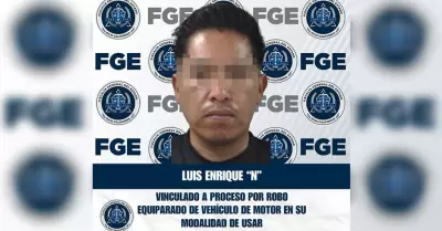 Vinculado a proceso por robo equiparado de veh�culo de motor