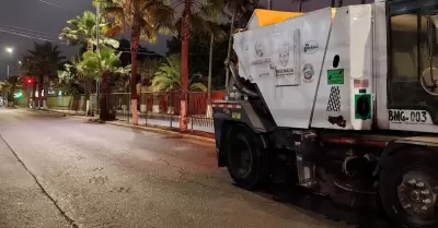 Barrido mec�nico en Ensenada
