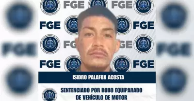 Sentenciado tras robo equiparado de veh�culo de motor