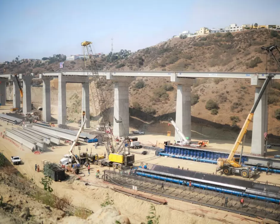 Traslado entre Aeropuerto con Playas de Tijuana tomar� 12 minutos con Viaducto Elevado