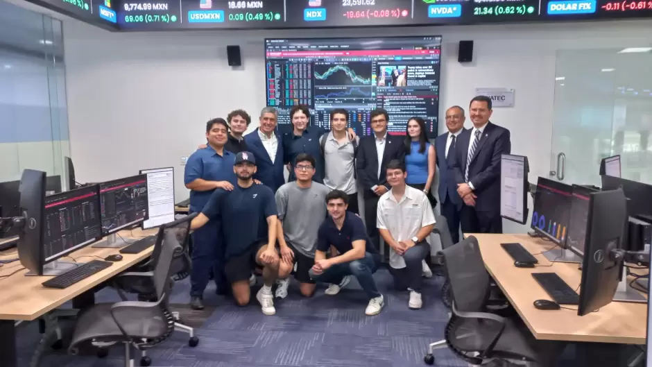 Inauguraci�n de laboratorios de la Escuela de Negocios del Tec de Monterrey