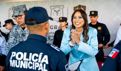 Graduaci�n de policias