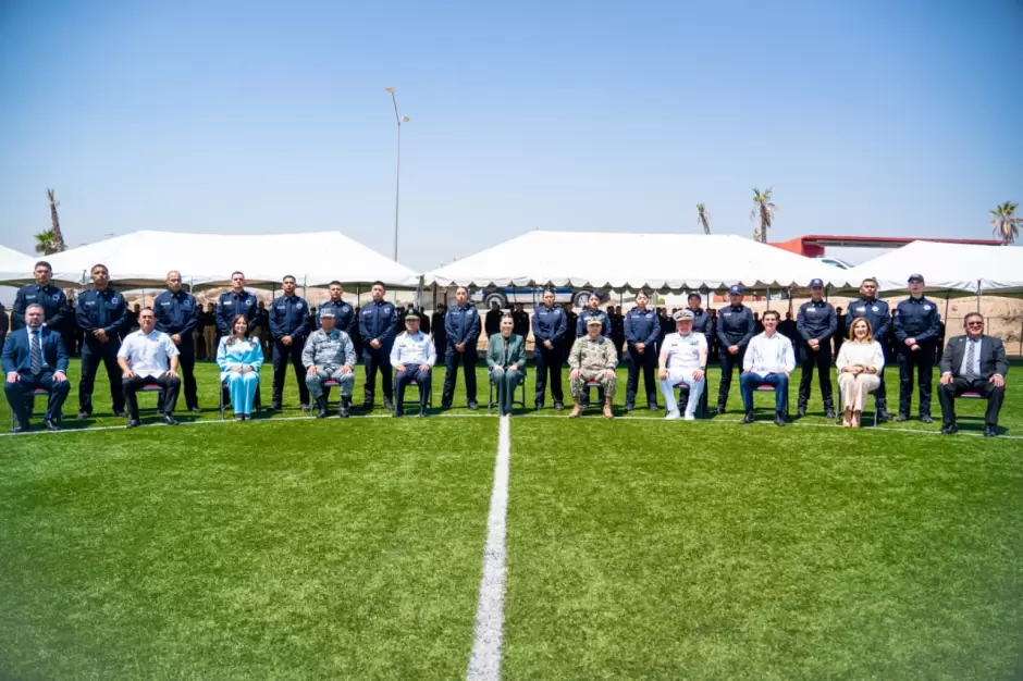 Graduaci�n de policias