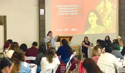 Taller contra violencia pol�tica organizado por Morena